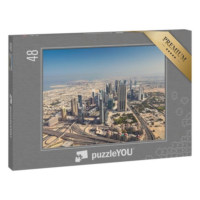 puzzleYOU Puzzle Vereinigte Arabische Emirate: Dubai am Morgen 48 Puzzleteile puzzleYOU-Kollektionen Städte