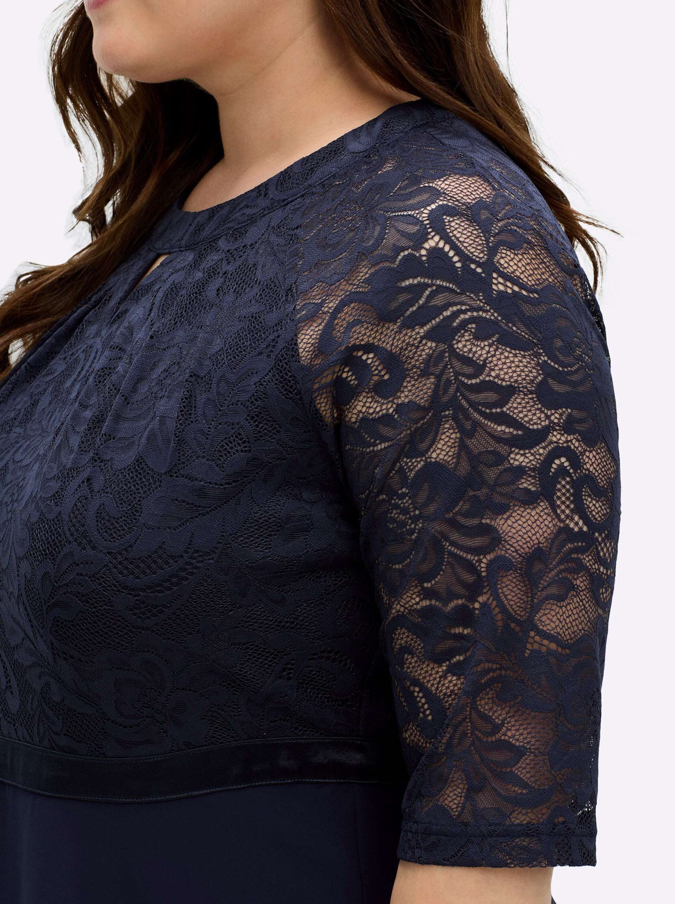 Witt Etuikleid Spitzen-Kleid 3/4-Arm