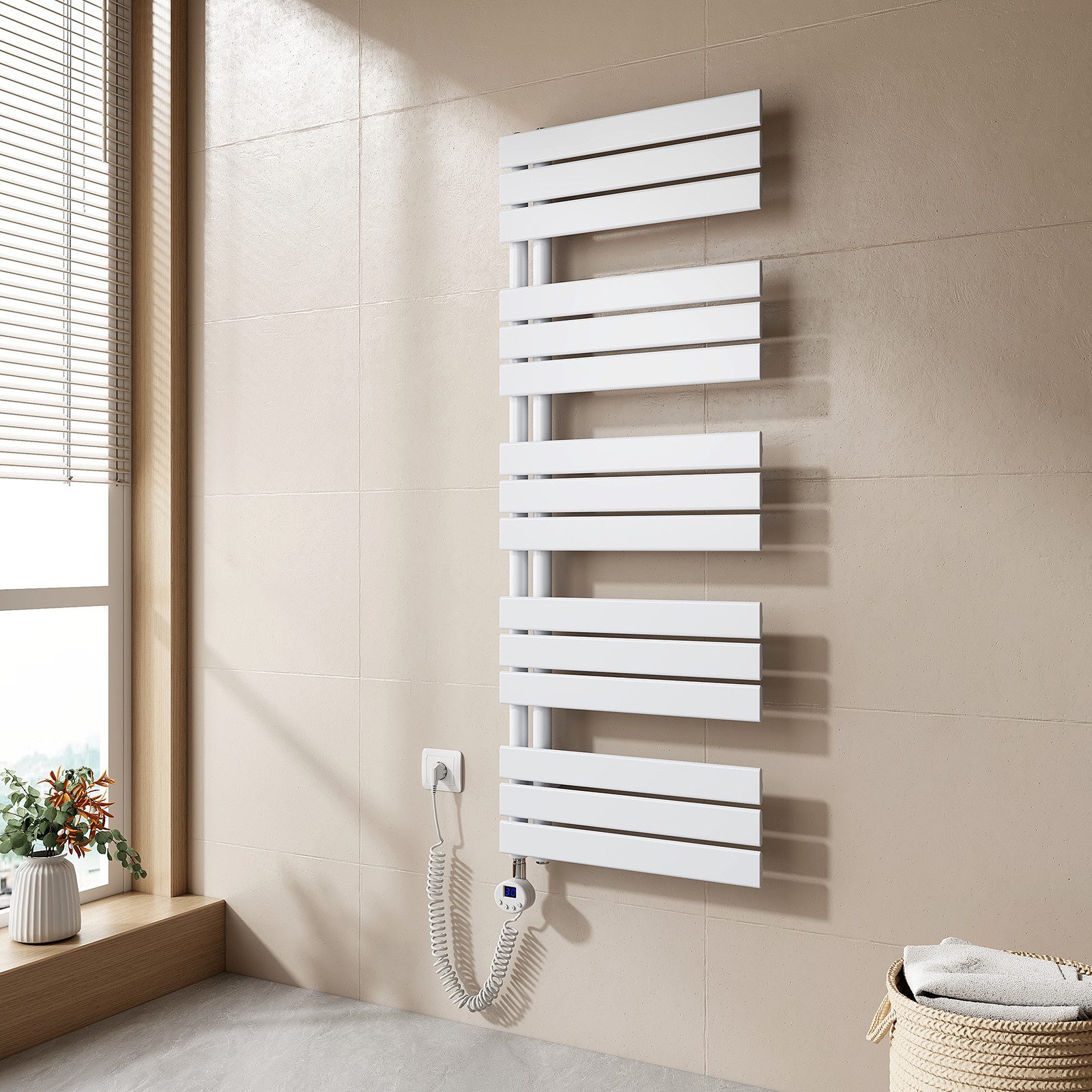 EMKE Paneelheizkörper Elektrischer Panel Handtuchhalter Handtuchwärmer günstig online kaufen