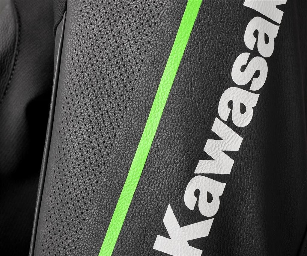 Kawasaki Motorradhose Kawasaki Padua 2 Lederhose