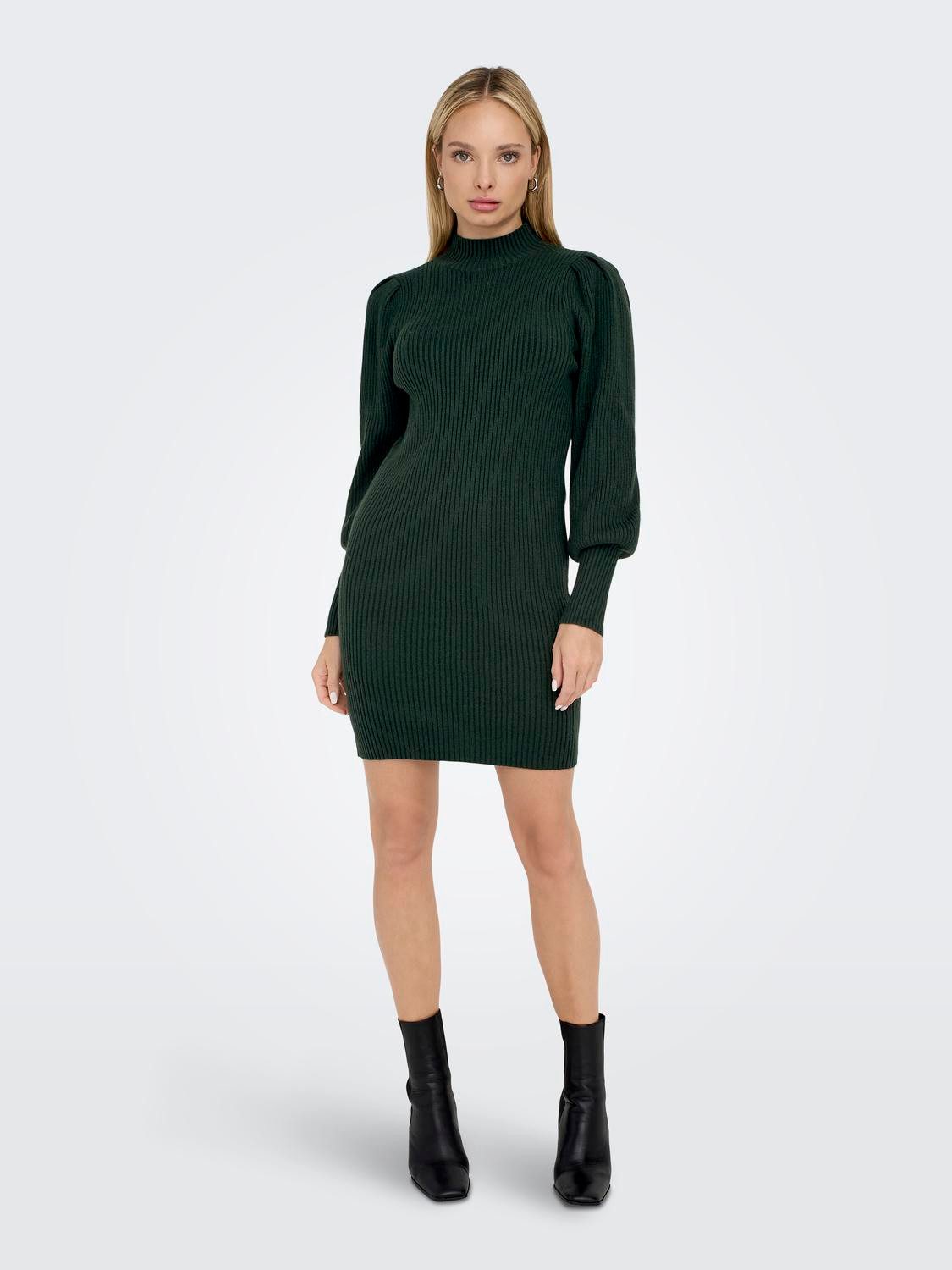 ONLY Strickkleid ONLKATIA L/S DRESS KNT NOOS Viskosemischung