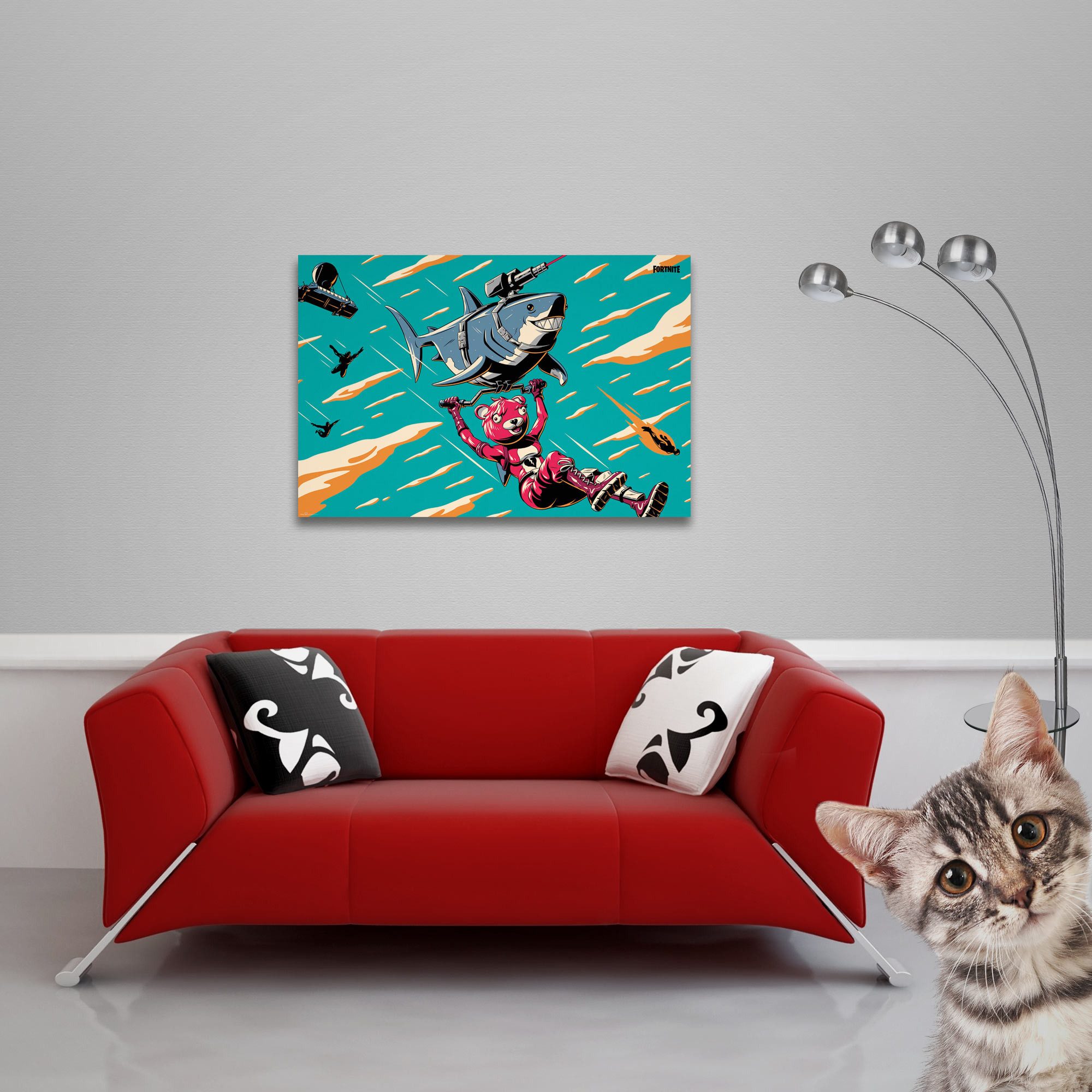 Poster Fortnite - Poster - Laser Shark günstig online kaufen