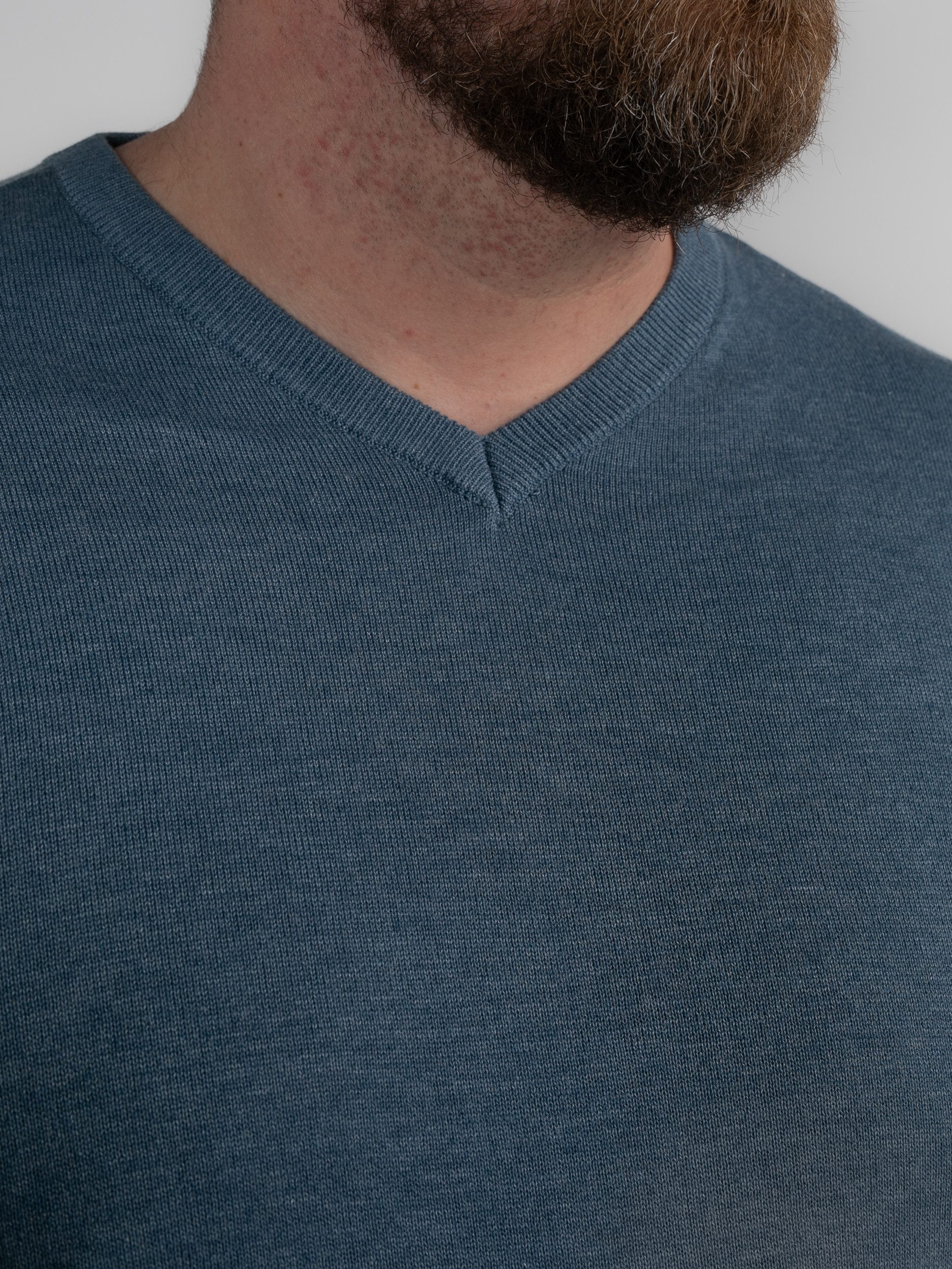 Petrol Industries V-Ausschnitt-Pullover Men Knitwear V-Neck Basic