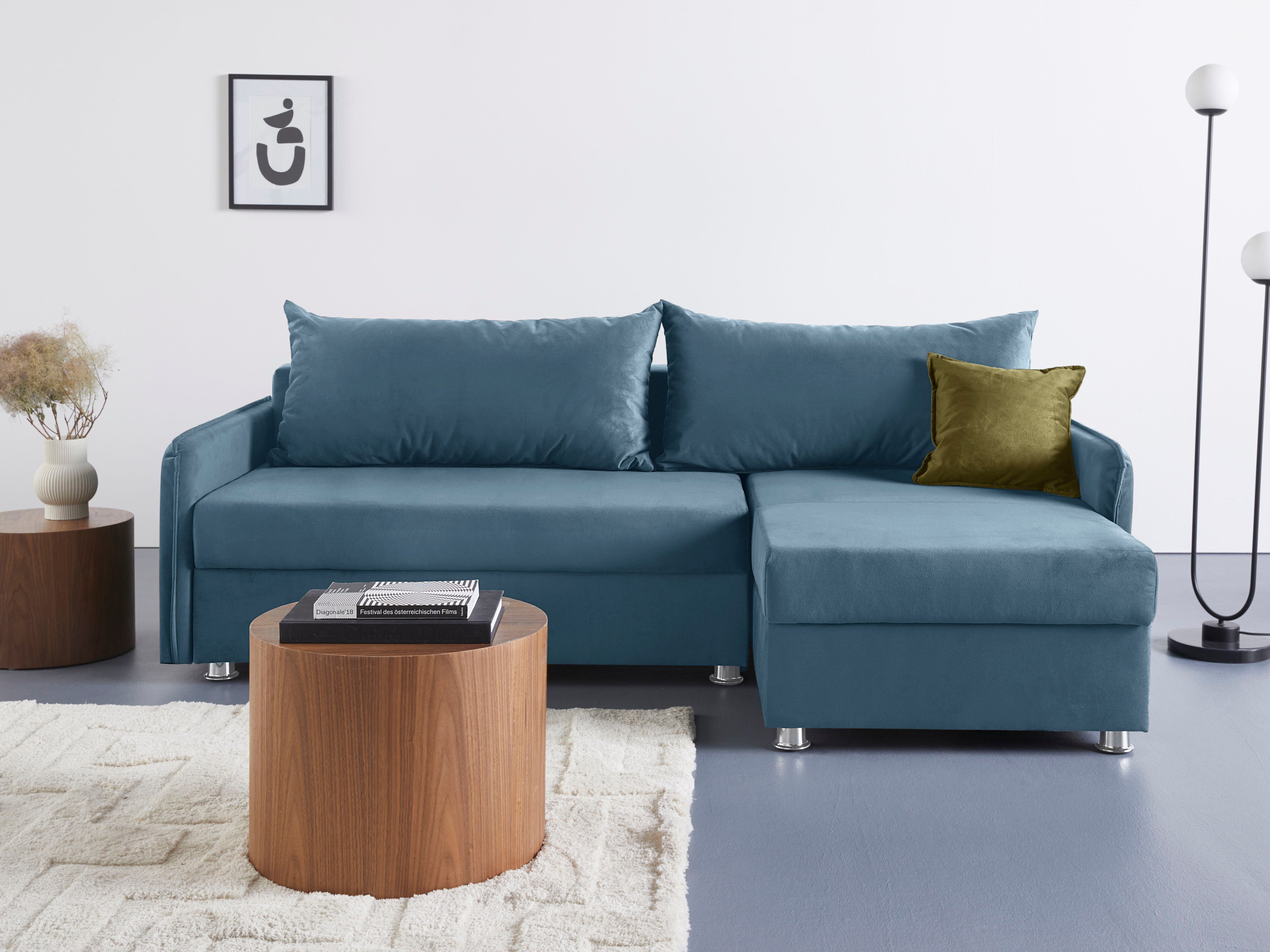 Ecksofa Sunny, und inkl. Bettfunktion COLLECTION AB Bettkasten