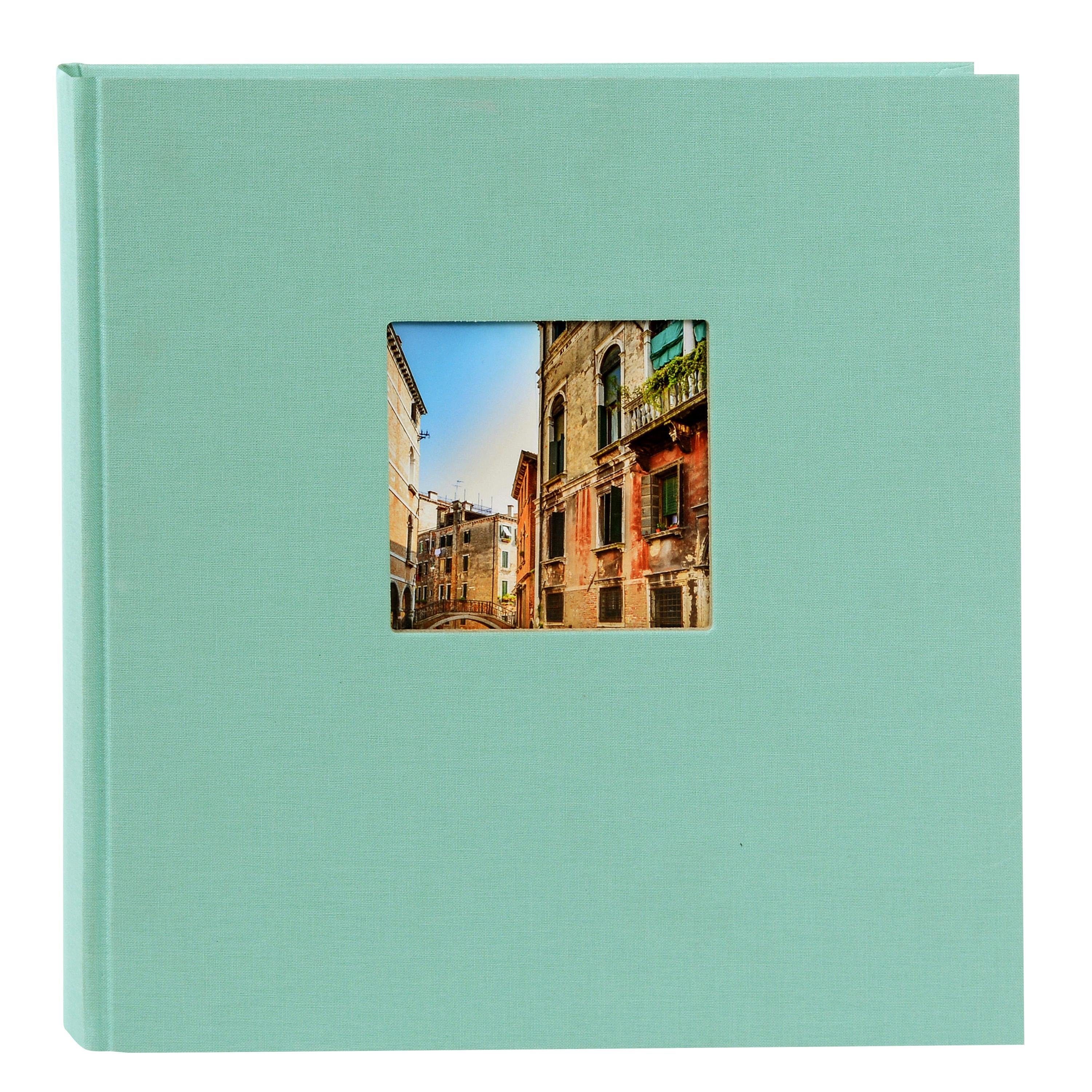 Goldbuch Fotoalbum 27907 Bella Vista 30x30cm aqua schwarze Seiten