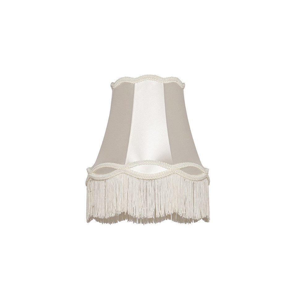 Qazqa Lampenschirm Granny, QAZQA Lampenschirm, Crème, Textil, Retro