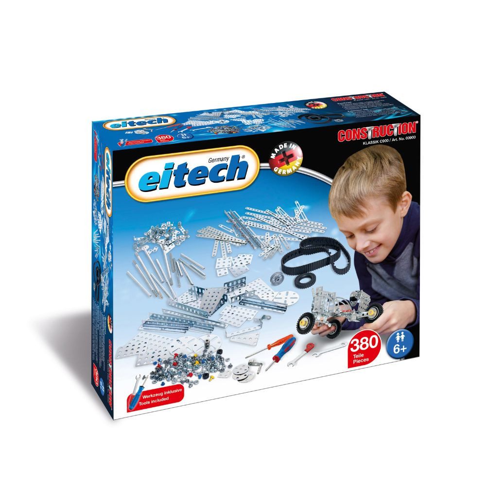 Eitech eitech Erweiterungsset 00900 Metallbaukasten, (Modellbauset, 380 St., Bausatz), Stabilbaukasten M4, Made in Germany