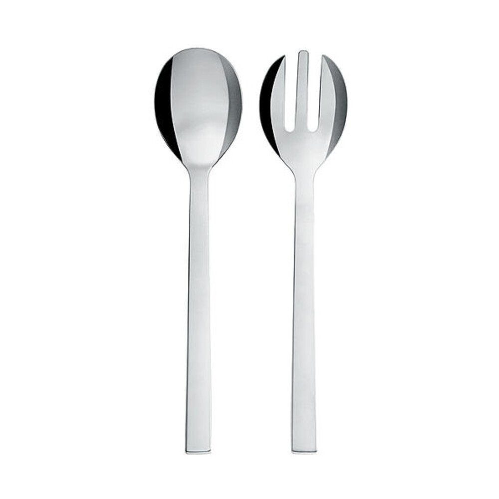 Alessi Salatbesteck Salatbesteck 25 cm Santiago Edelstahl, Salatbesteck, 25,00cm, Edelstahl 18-10