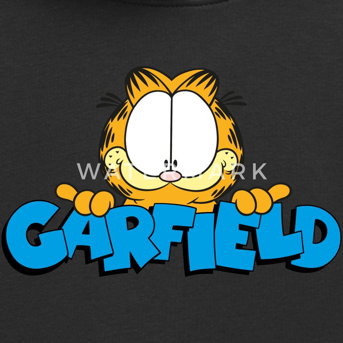 Spreadshirt Hoodie Garfield Gesicht Logo Kinder Premium Hoodie (1-tlg)