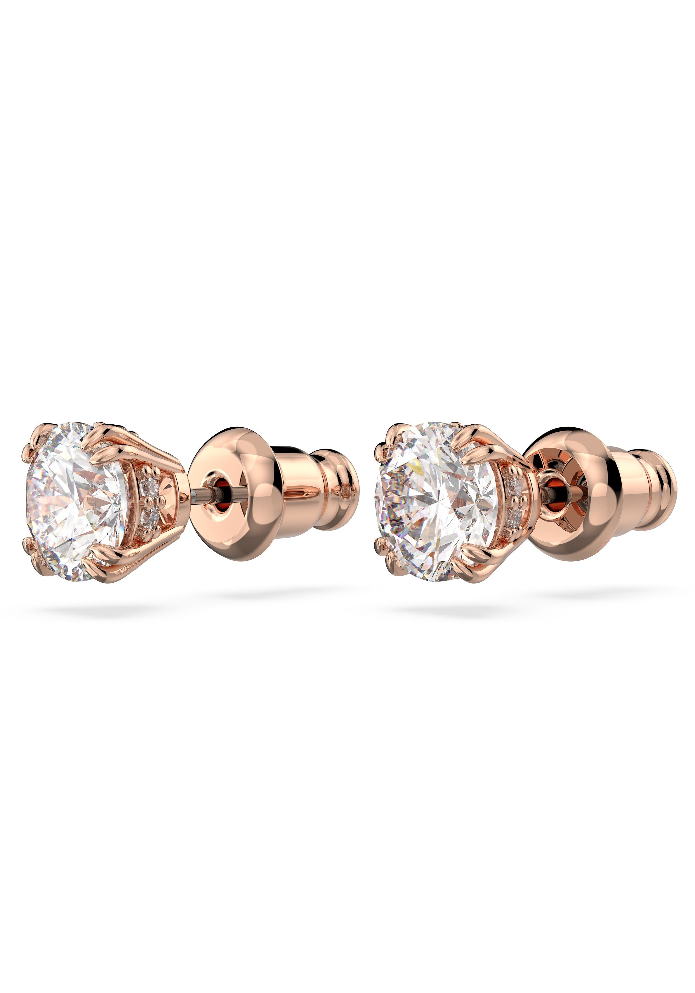 Swarovski Paar Ohrstecker Stilla Round Stern, mit Swarovski® Kristall