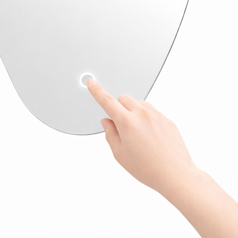 welltime LED-Lichtspiegel Lorna, Spiegelelement, Made in Germany, B: 55 cm (1-St), Solide Verarbeitung - Dieses Produkt ist in Deutschland gefertigt – Bild 4 von 5