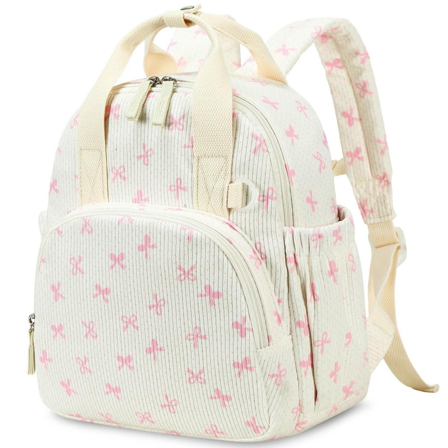 LuxusKollektion Kinderrucksack Kinderrucksack 12 Zoll Schleife 6 Beige