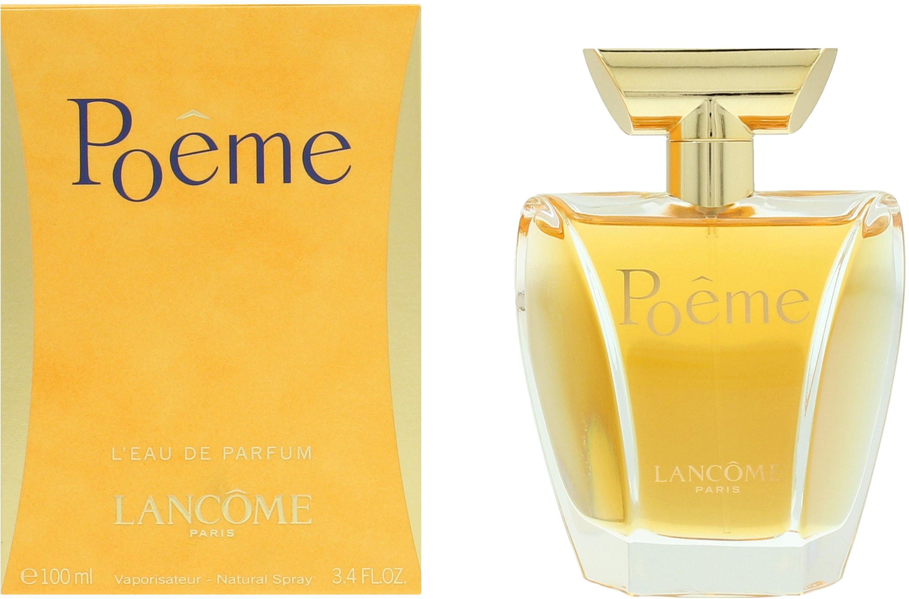 LANCOME Eau de Parfum POÊME, EDP, mit einer beeindruckenden Haltbarkeit