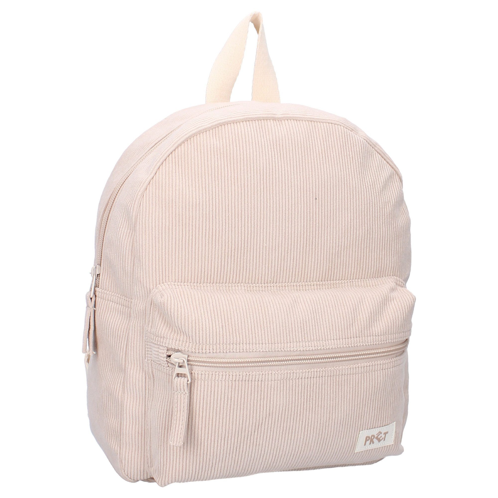 Kinderrucksack Prêt Rucksack Ridge And Row – aus Rippstoff 31x26x9 cm