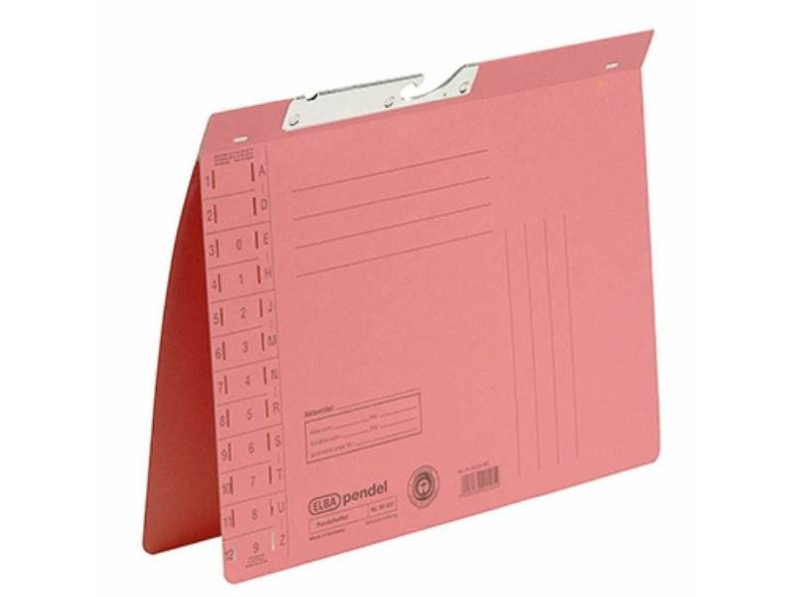 ELBA Hefter ELBA Pendelhefter 100560092 DIN A4 Amtsheftung 320g Karton rot