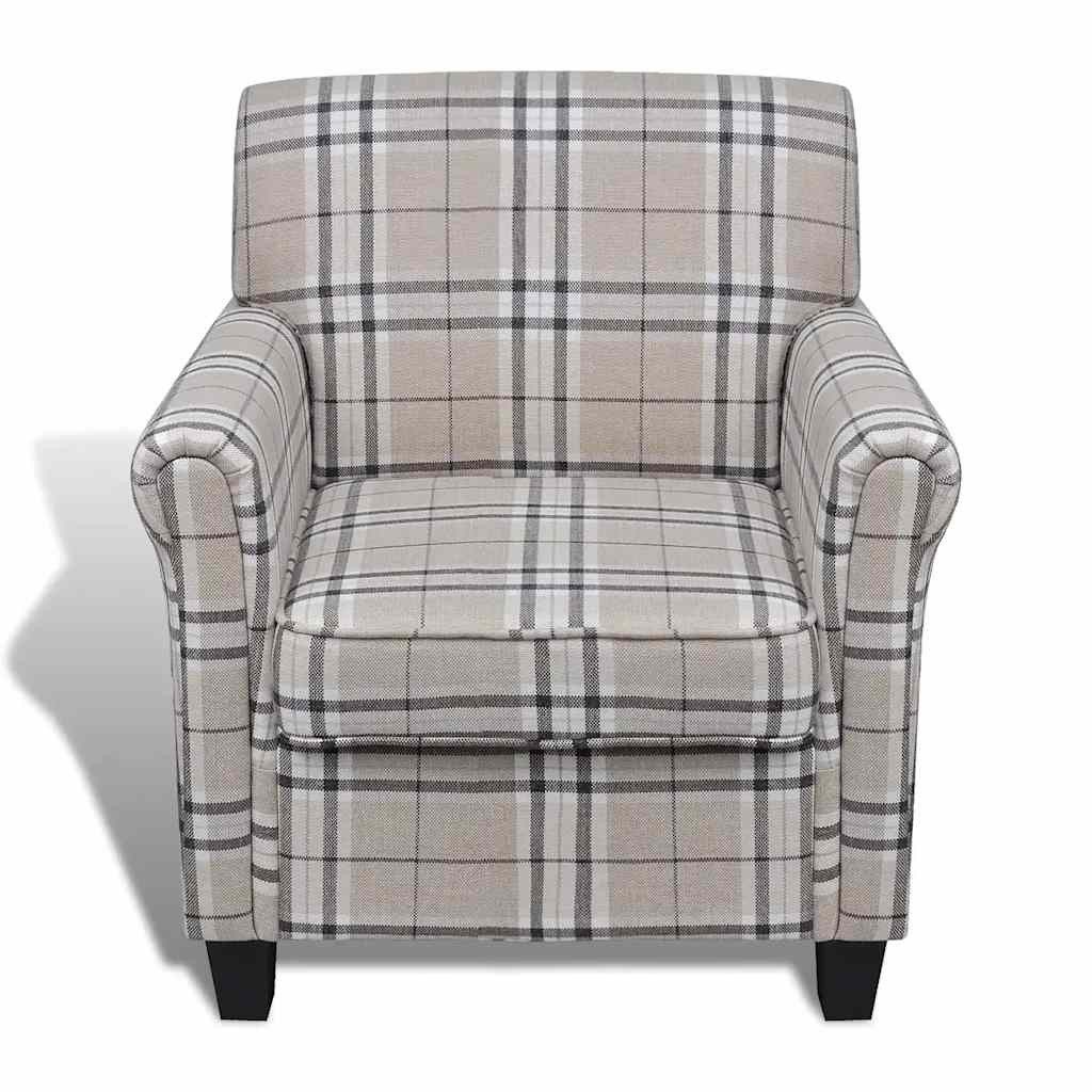 vidaXL Sessel Sessel mit Sitzkissen Creme günstig online kaufen