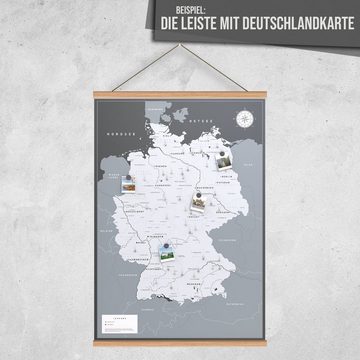 VACENTURES Wanddekoobjekt Die Leiste - Schraubbare Klemmleiste für Magnetische Karten von Vacentures®
