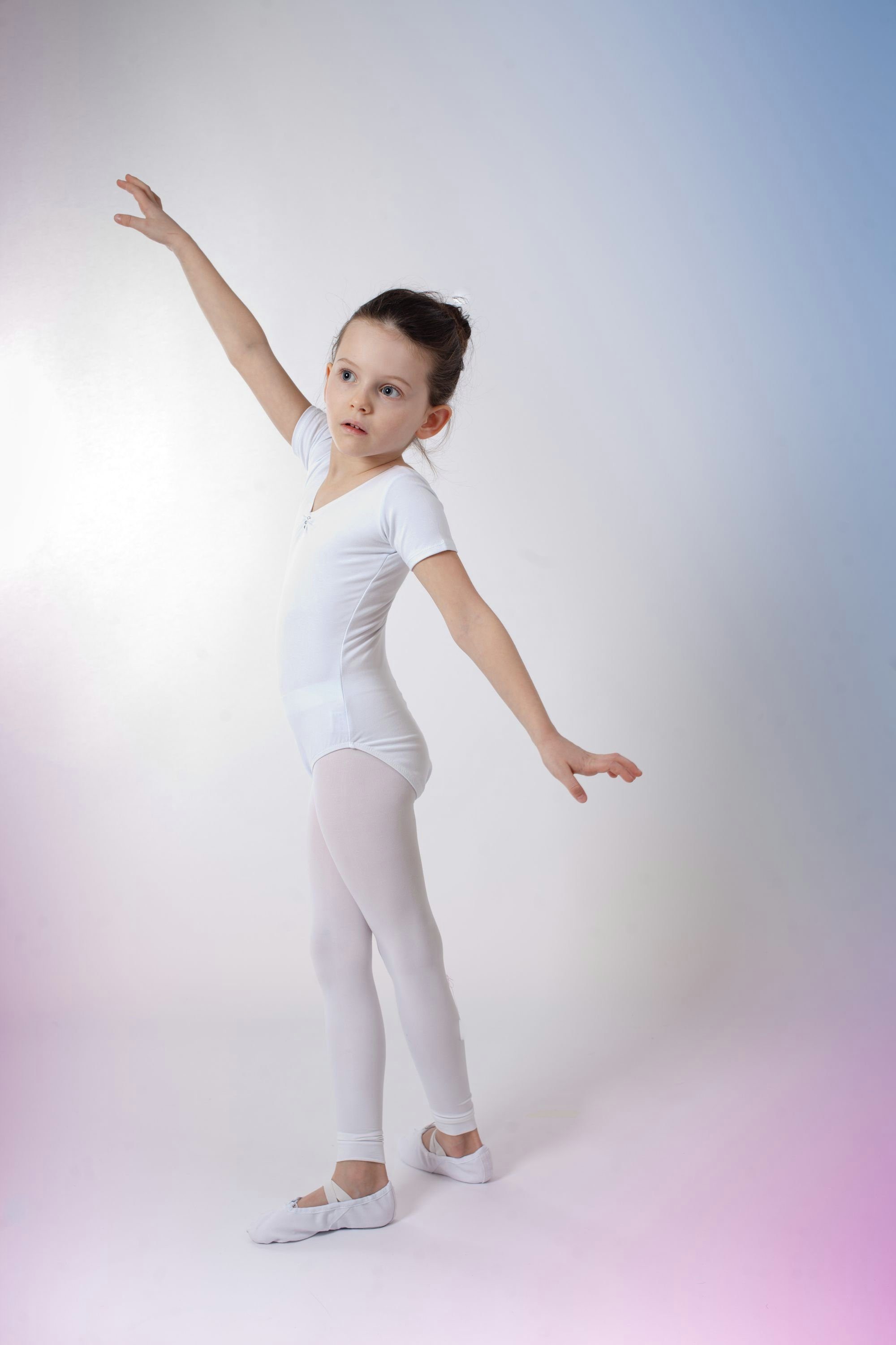 Trikot tanzmuster Glitzersteinen Ballett Lisa mit weiß Trainingsanzug
