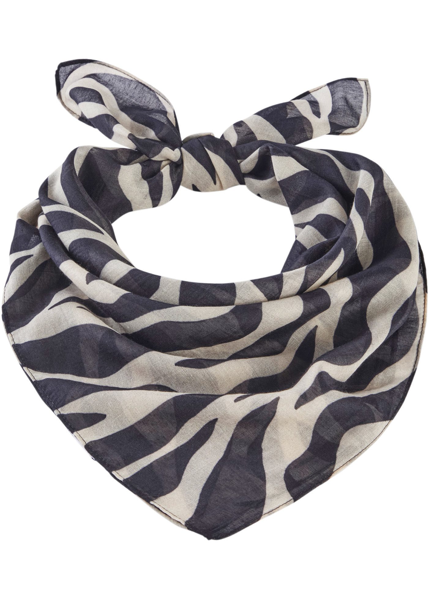 bonprix Halstuch, mit Zebra-Muster, aus Polyester