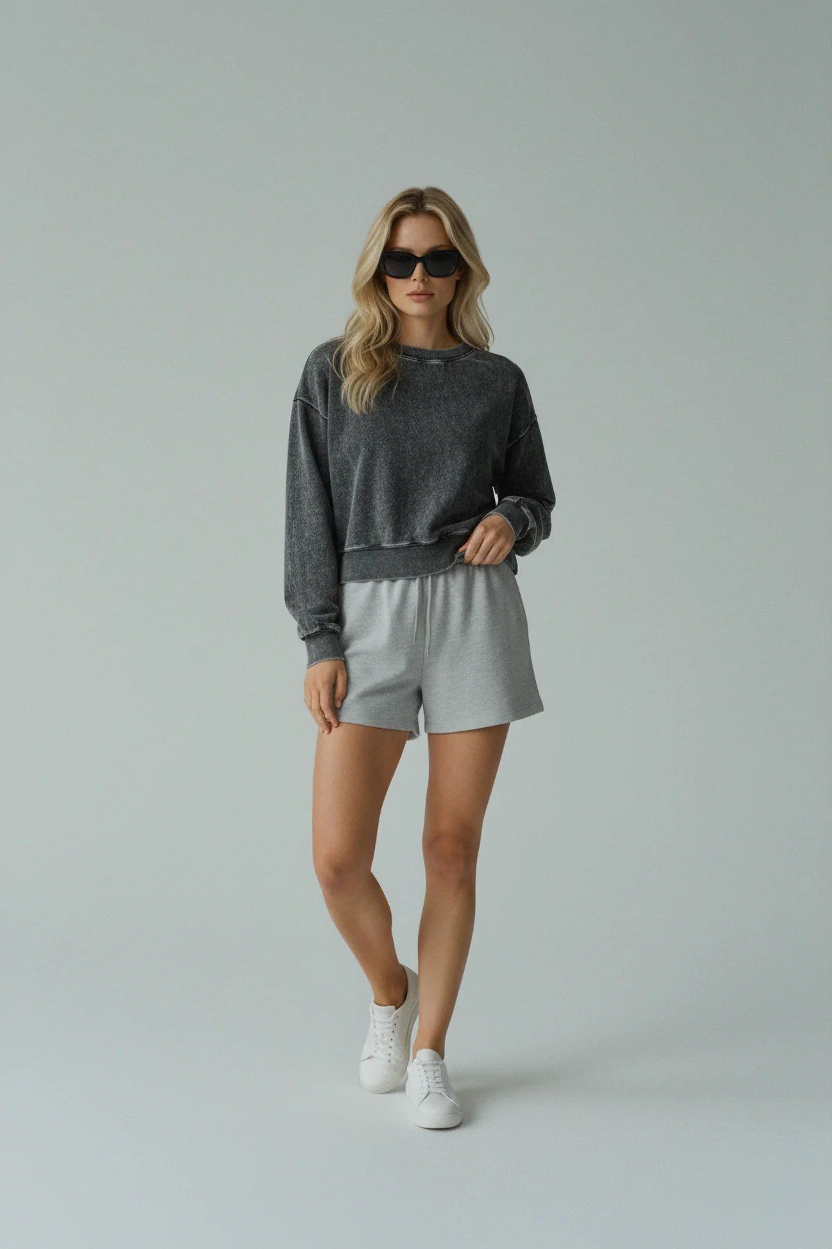 Shorts Shorts mit Taschen und elastischem Bund