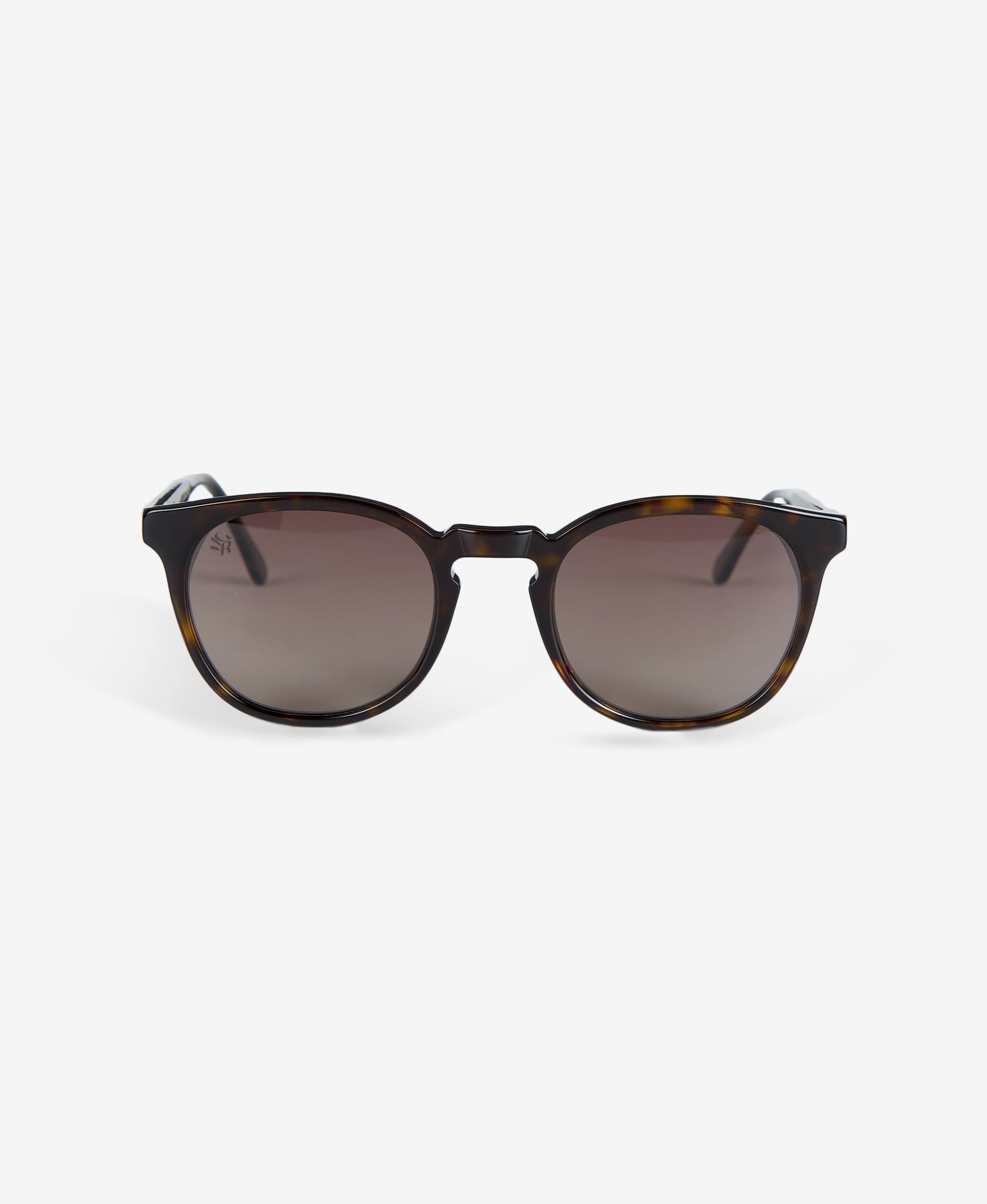 GLAMIRA Sonnenbrille Glänzende Runde Damensonnenbrille in Schildpatt-Optik (1-St) mit polarisierten Linsen
