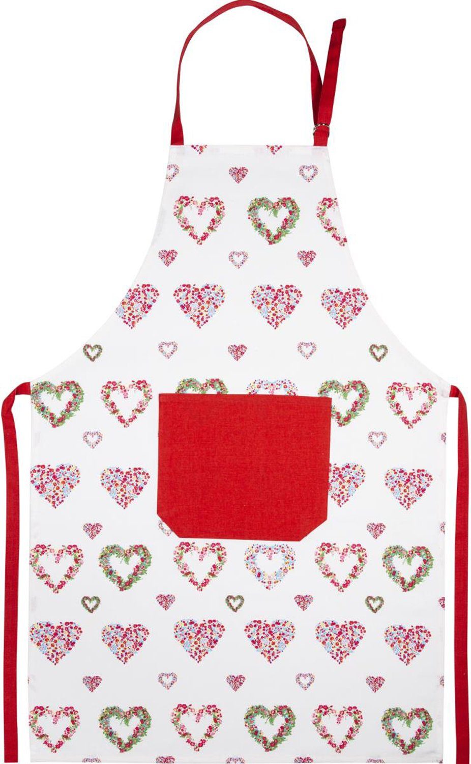 Kracht Kochschürze Blumenherzen, (Set, 1-tlg., 1-teilig), Nackenband und au günstig online kaufen