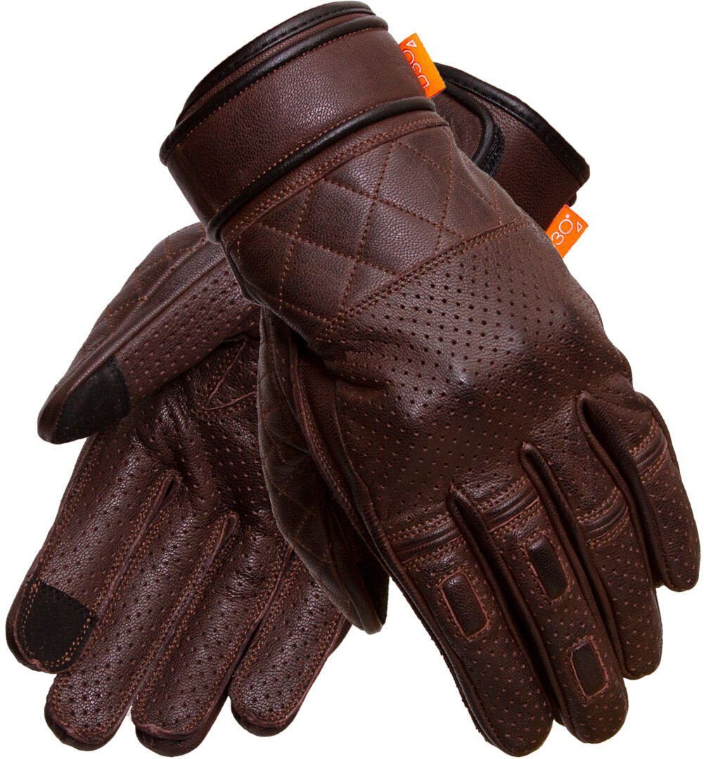 Merlin Motorradhandschuhe Clanstone Heritage Brown Motorradhandschuhe D3O