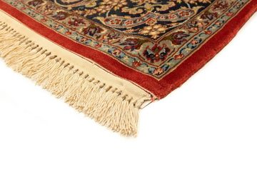 Teppich Isfahan Teppich handgeknüpft rot, morgenland, rechteckig, Höhe: 7 mm, handgeknüpft