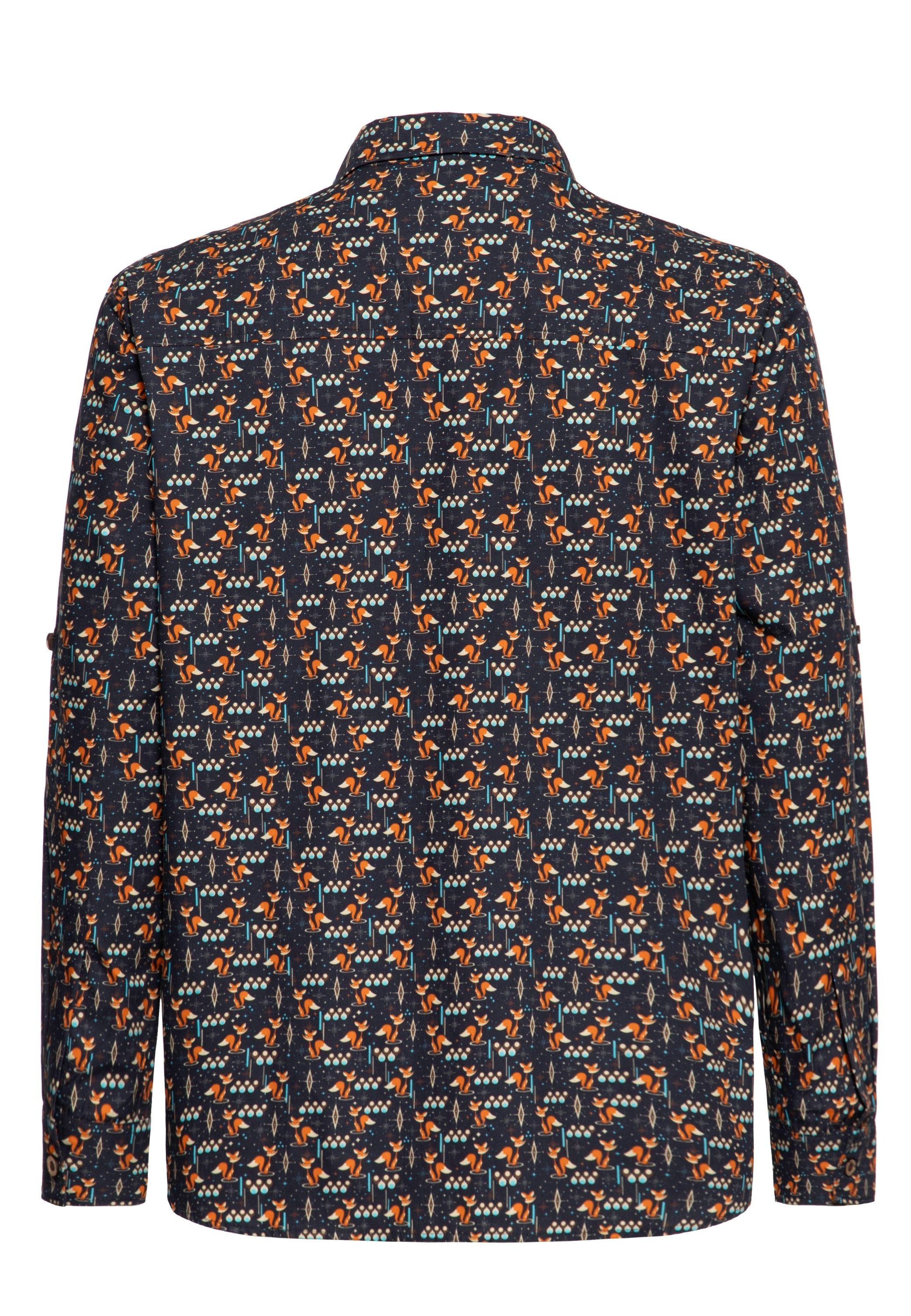 KingKerosin Kurzarmhemd Foxy mit Allover-Print