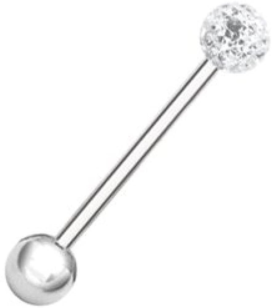 Brustwarzenpiercing Karisma Zungenpiercing Piercing Titan G23 Mit Kristall Elements