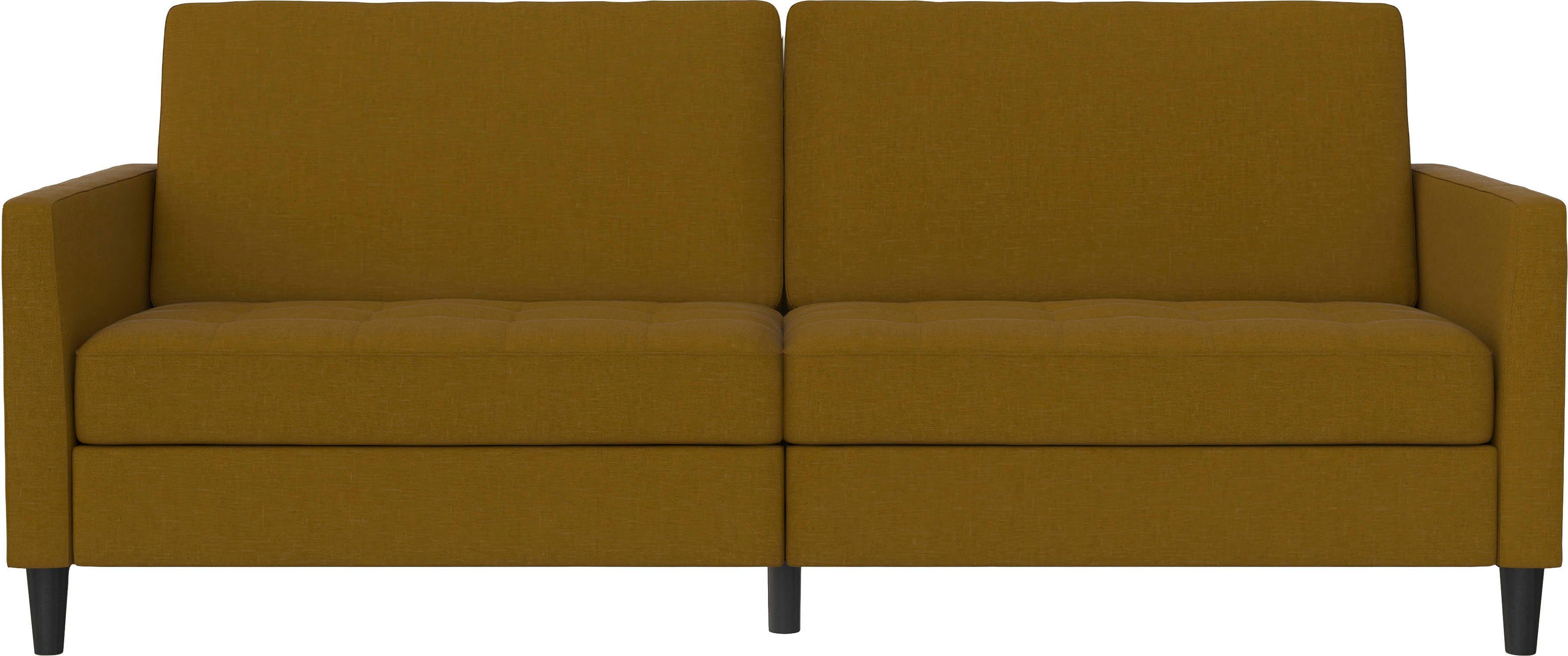 und Bett-Funktion Dorel Rückenlehne Sofa verstellbarer 3-Sitzer mit Presley, Home