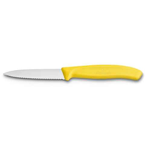 Victorinox Gemüsemesser Swiss Classic Gemüsemesser 8cm, farbig, Wellenschliff