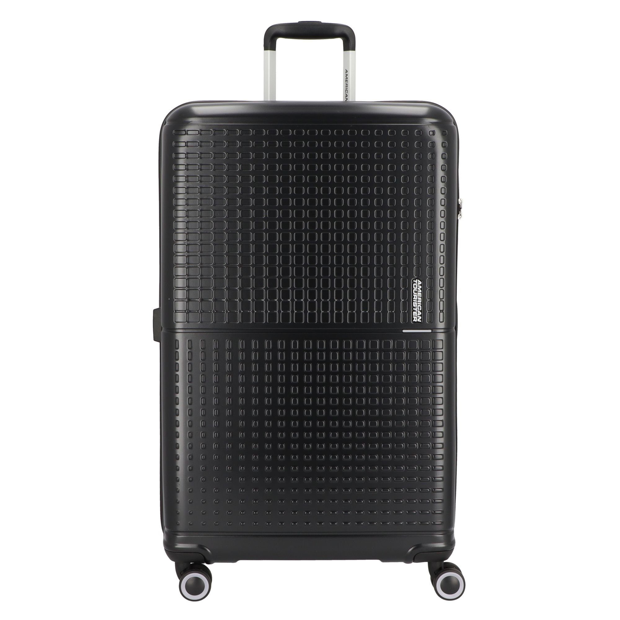 ABS Hartschalen-Trolley shadow American Geopop, 4 Rollen, Tourister® black