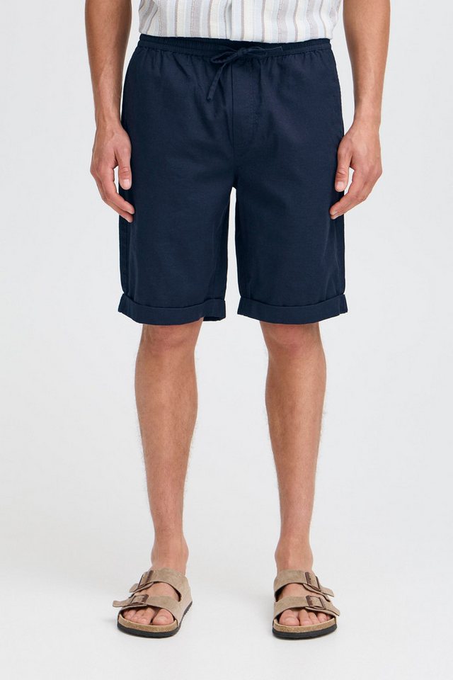 !Solid Leinenhose SDLinau Bequeme Shorts mit Kordelverschluss