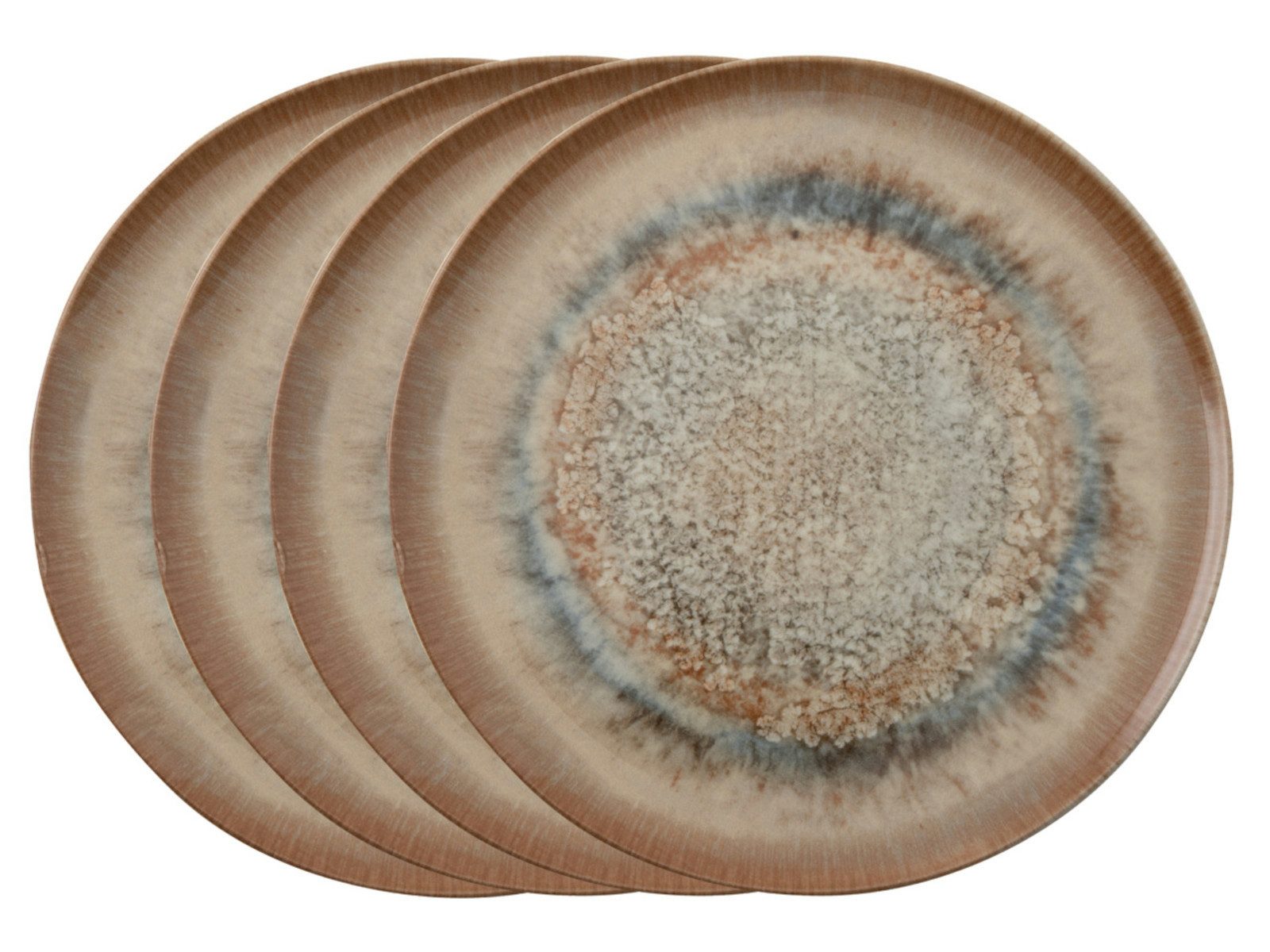 Rosenthal Teller-Set Arthur Krupp Stoneware Galaxy Venus Pizzateller 32cm Set4, Steinzeug