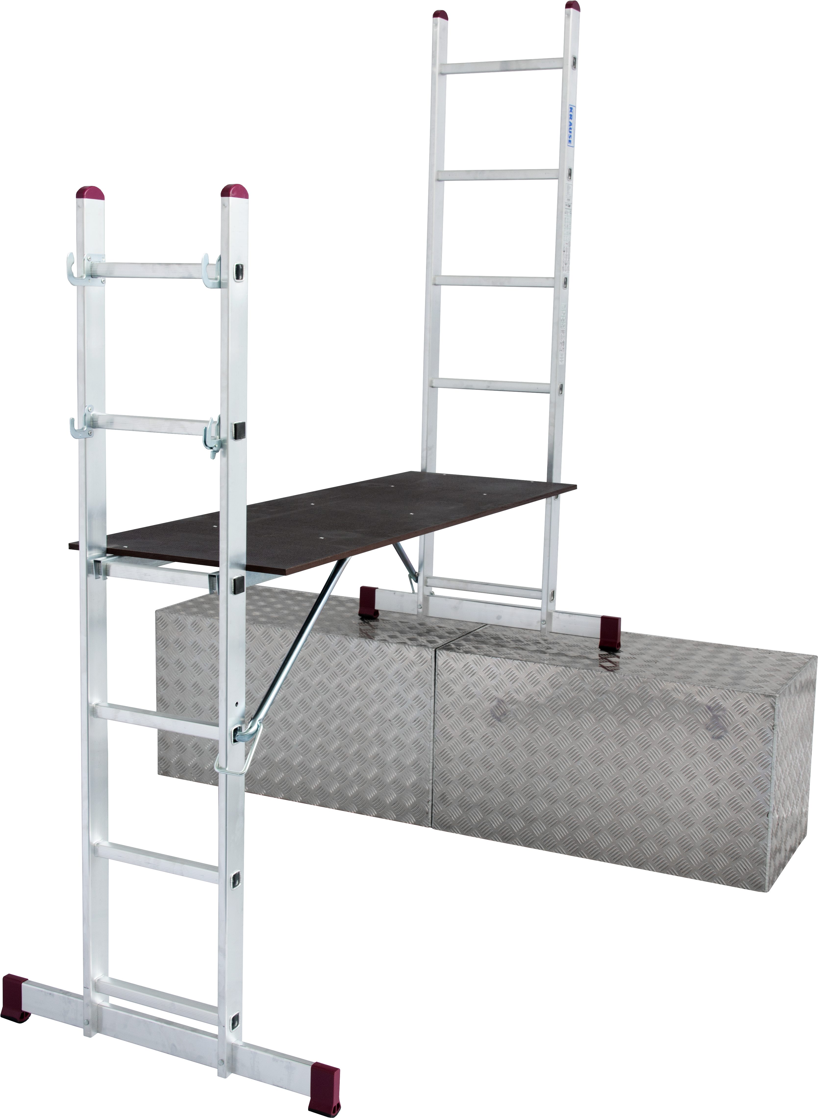 KRAUSE CORDA work scaffold, ladder scaffold with 4-in-1 function