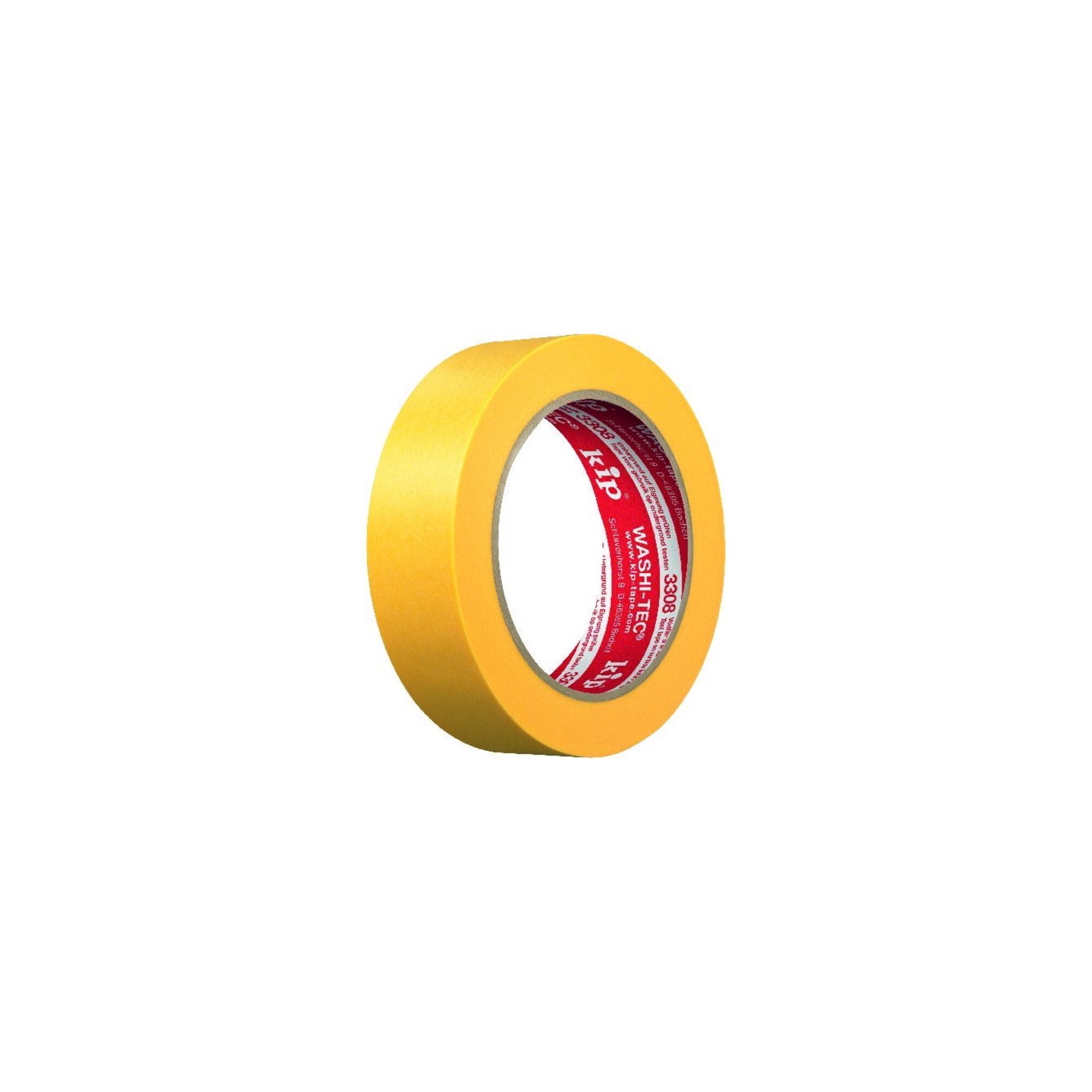 KİP Kreppband Kip 3308 WASHI-TEC® PREMIUM PLUS - gelb Goldkrepp® 30mmx50m 32 Stk