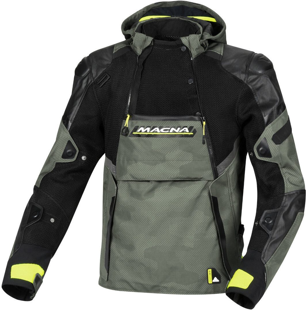 Macna Motorradjacke Bradical Camo wasserdichte Motorrad Textiljacke herausnehmbare Membrane,wasserdicht