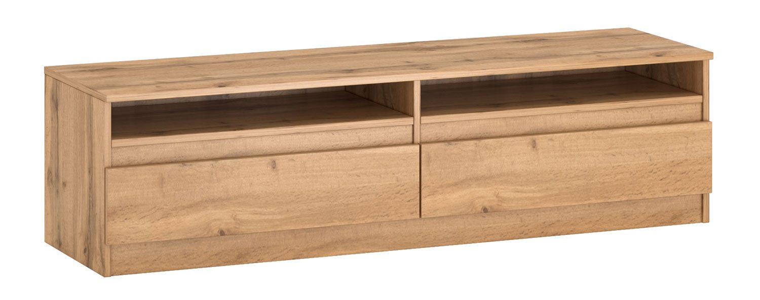 Feldmann-Wohnen Lowboard Lala (Lala, 1 St., Lowboard), 140x40x38cm Wotan Eiche