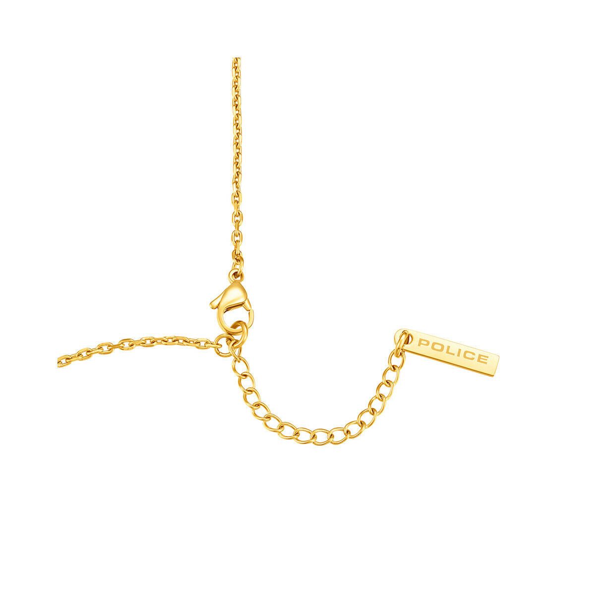 Police Edelstahlkette Damenhalskette Pol...