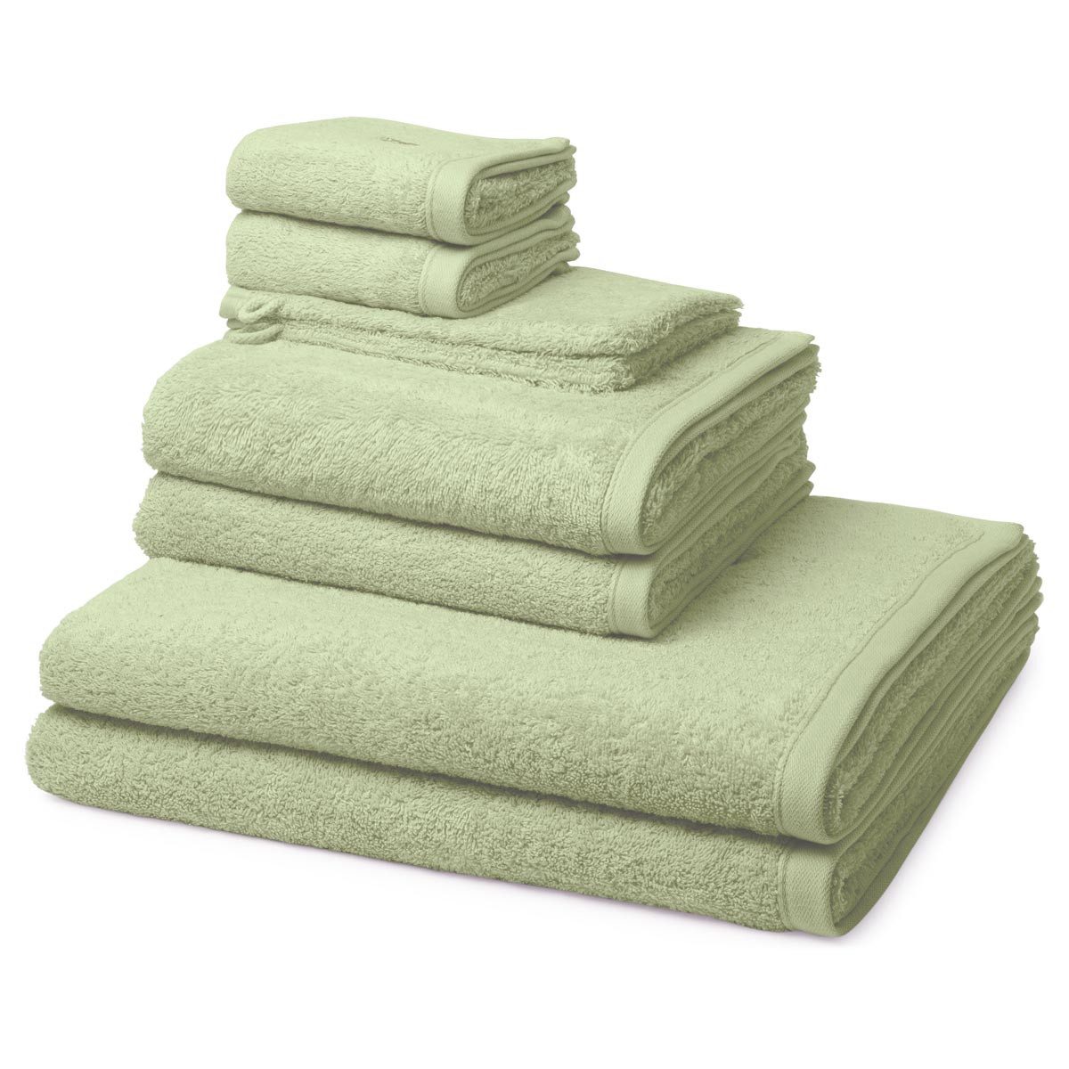 ROSS Handtuch Set Vita, Walkfrottee (Spar-Set, 8-St), 2 X Wasch- 2 X Gäste- 2 X Dusch- 2 X Handtuch im Set - Baumwolle