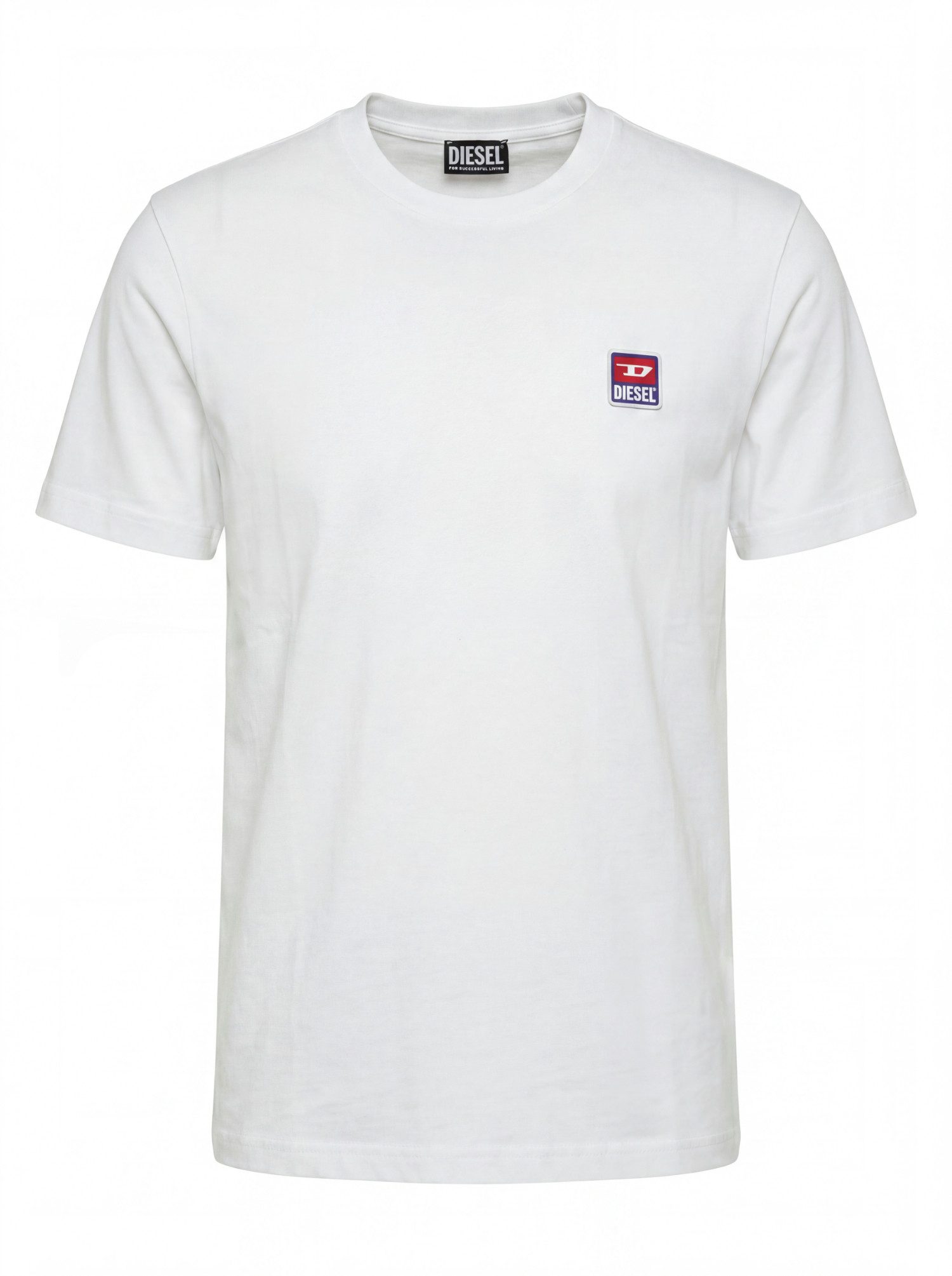 Rundhalsshirt Regular Fit mit Logo-Patch - T-JUST 16