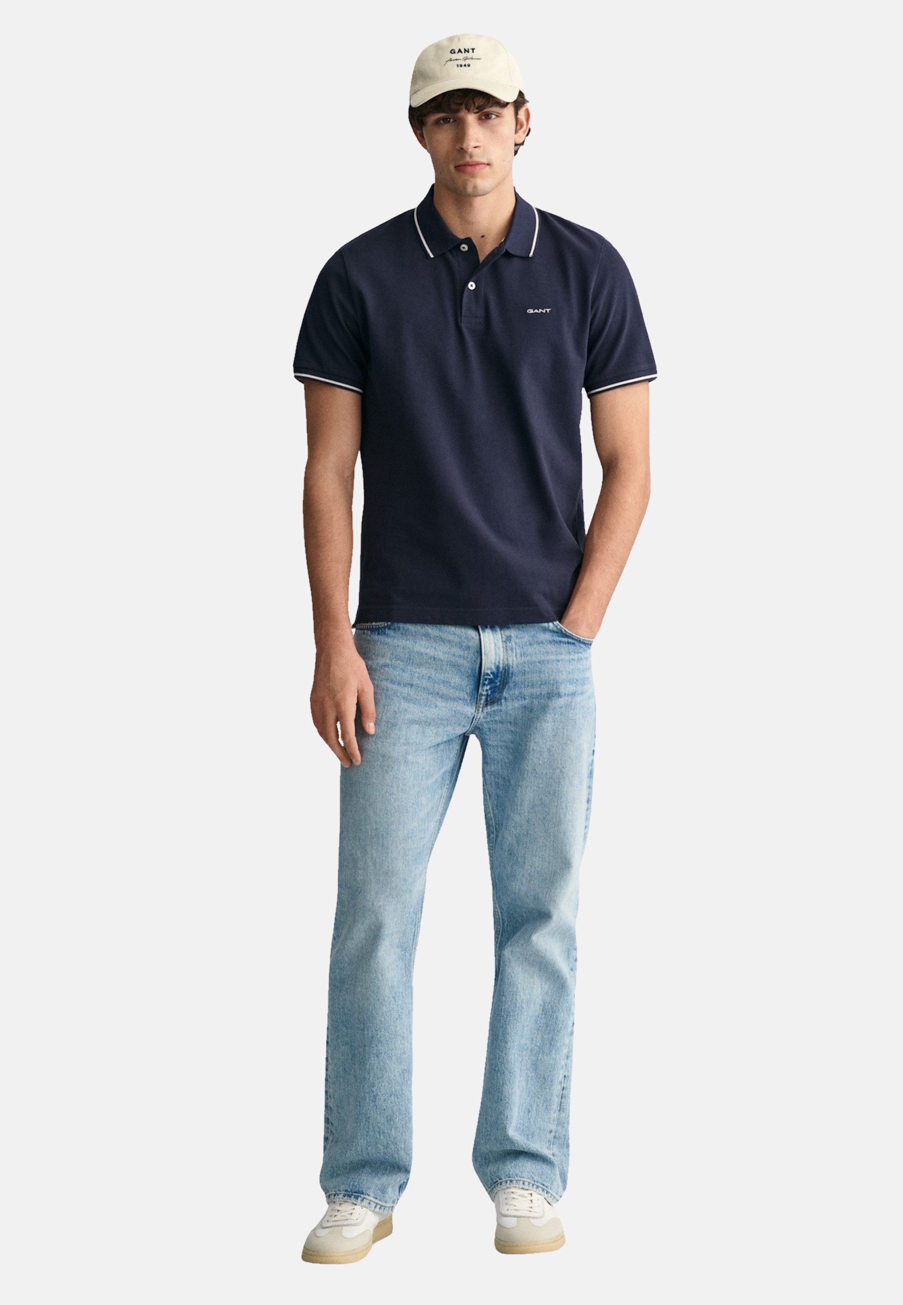 Gant Poloshirt Poloshirt Tipping SS Pique Kurzarmshirt (1-tlg., 1) günstig online kaufen