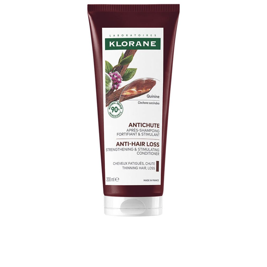 KLORANE Haarpflege-Set QUININE kräftigender und stimulierender Conditioner gegen Haarausfall
