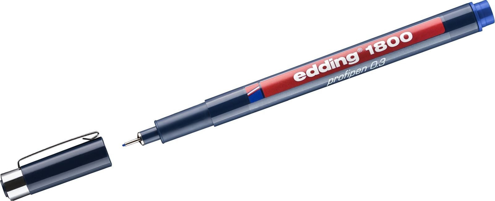 Fineliner Faserzeichner edding 1800 profipen 0.3 ca. 0,35mm blau