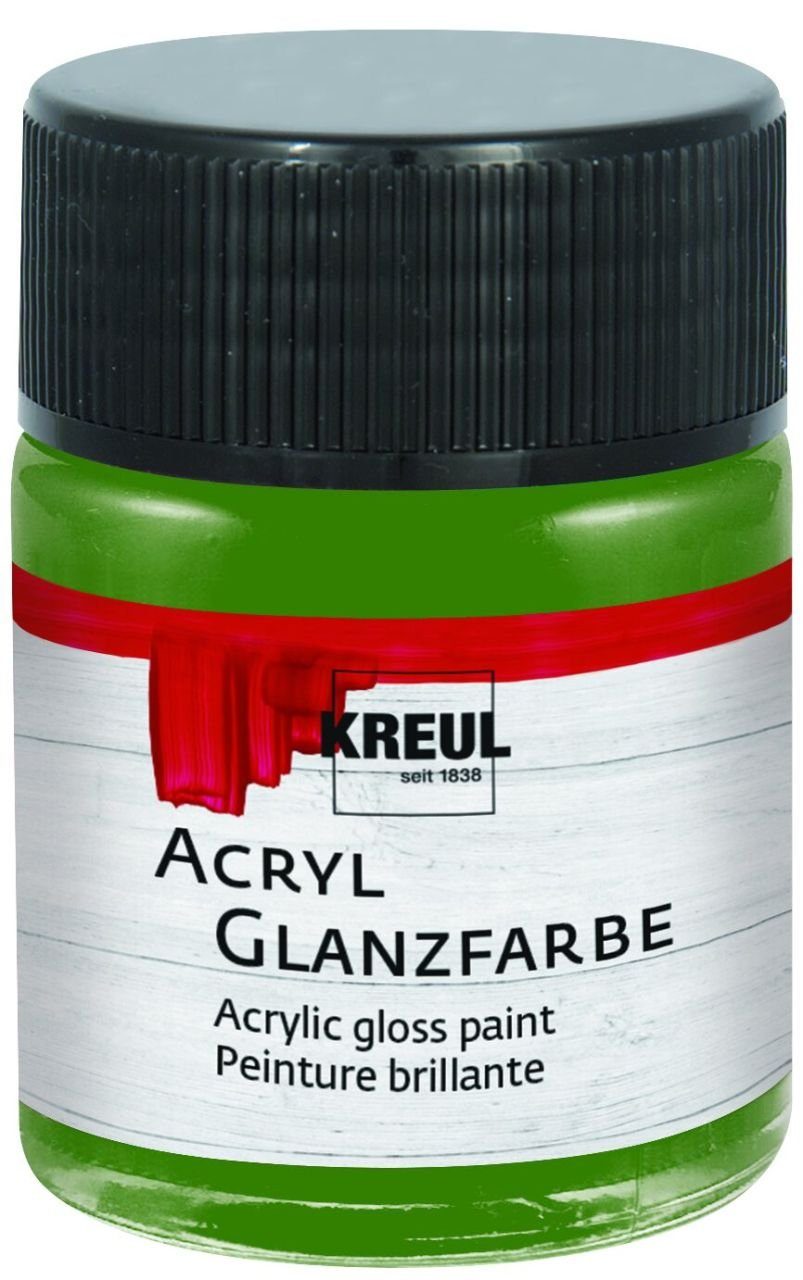 Kreul Künstlerstift Kreul Acryl Glanzfarbe olivgrün 50 ml