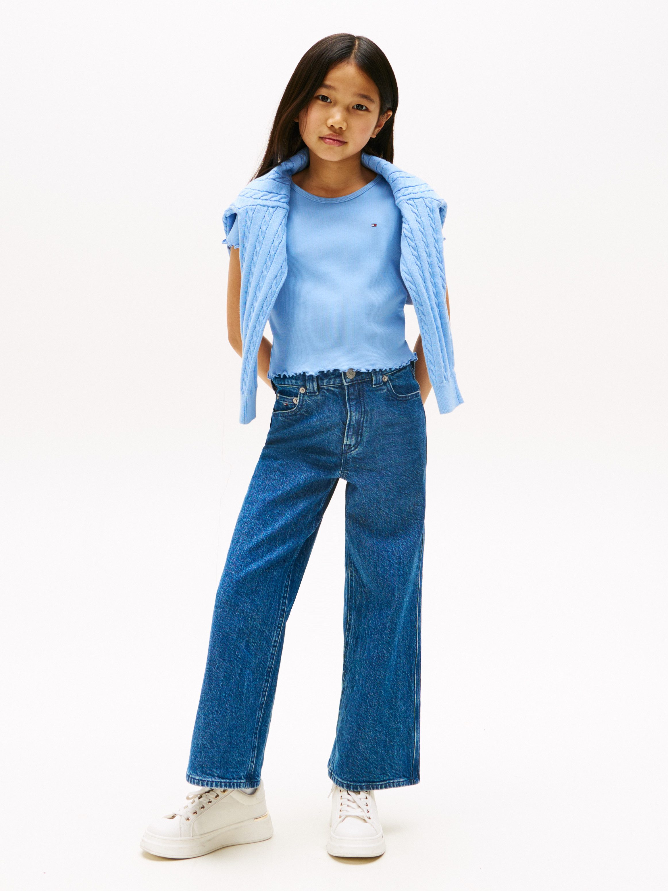 Tommy Hilfiger T-Shirt ESSENTIAL RIB TOP günstig online kaufen
