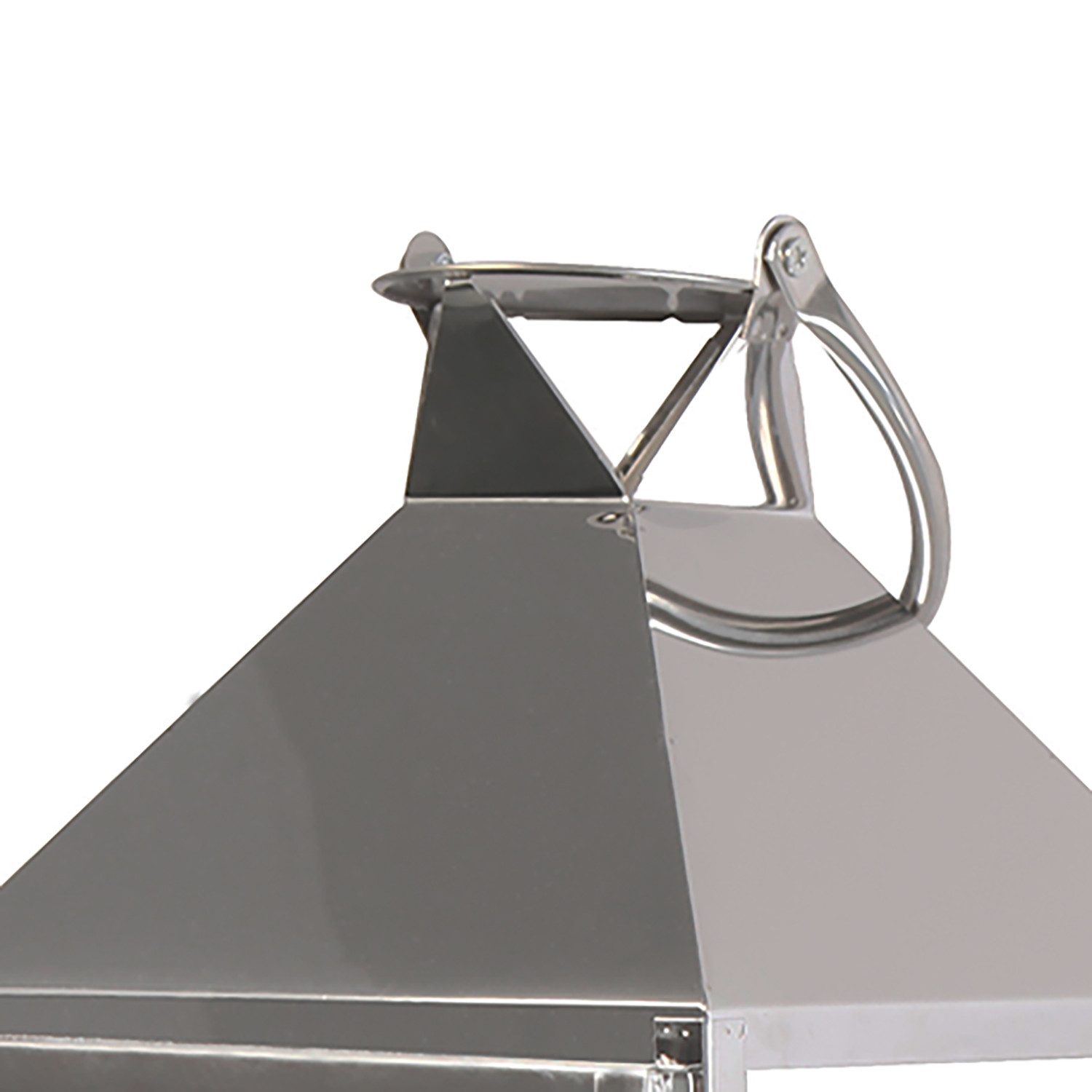 INDA-Exclusiv Laterne 3er XXL Luxus Laternen Set Edelstahl Windlicht 24/40/53cm