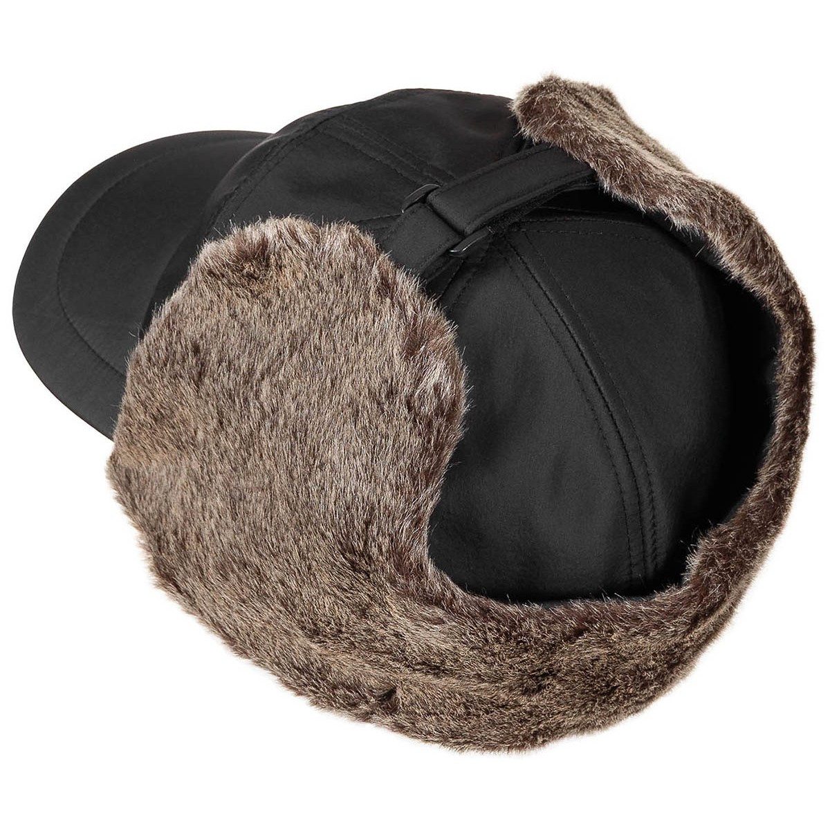 FoxOutdoor Fleecemütze Winter Cap, Trapper, schwarz (Packung) innen Fleece günstig online kaufen