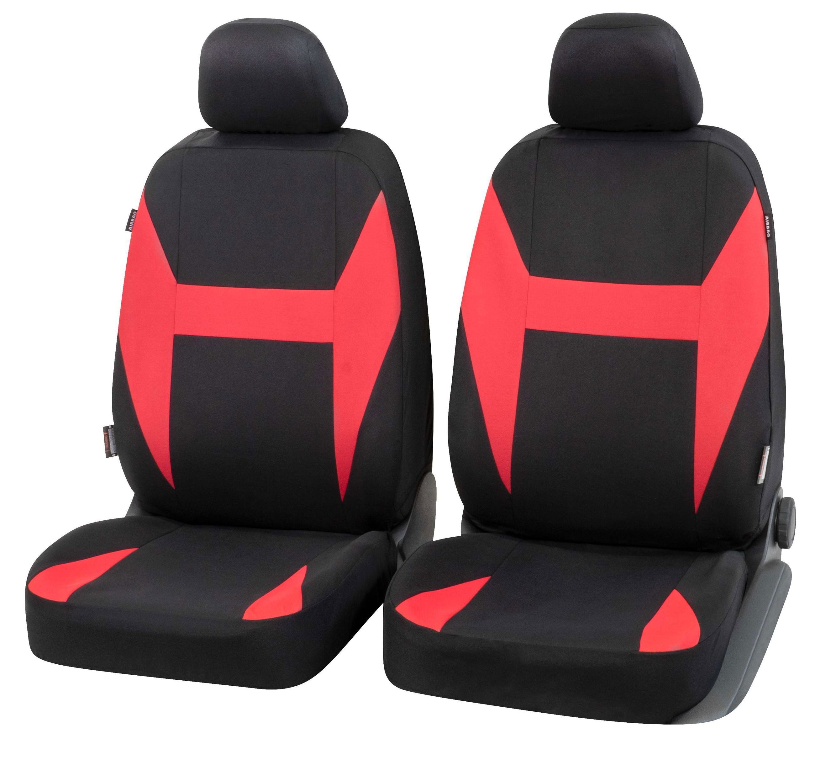 CarComfort Autositzbezug Autositzbezug Caledon, 2 Vordersitzbezüge 2tlg, 2 Kopfstützenbezüge, 6-tlg.